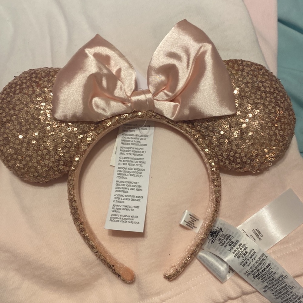 Disney Latest Rose Gold LoungeFly - Picture 2 of 4